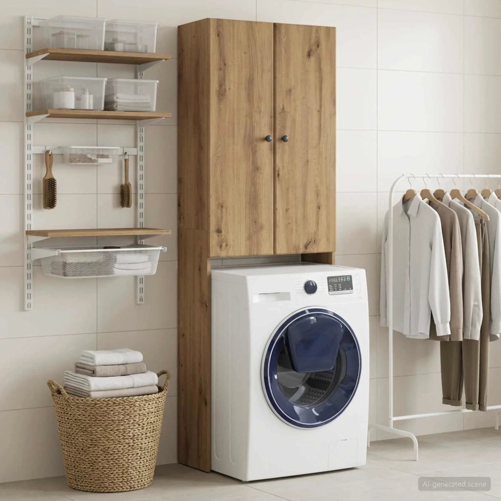 Mobile Bagno BREDA Rovere Artigianale 66 x 25,5 x 190 cm 897584