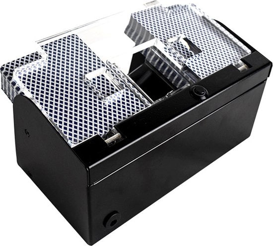 Macchina per Mescolare le Carte Elettrica - Mescolatore di Carte - Scuotitore di Carte - Scuotitrice di Carte - Poker - Blackjack - Per 1-2 Barattoli