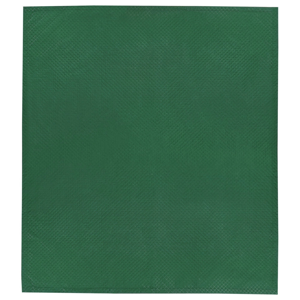 Copriletto in tessuto di poliestere verde 200 x 220 cm con motivo decorativo in rilievo Biancheria da letto di design classico Camera da letto
