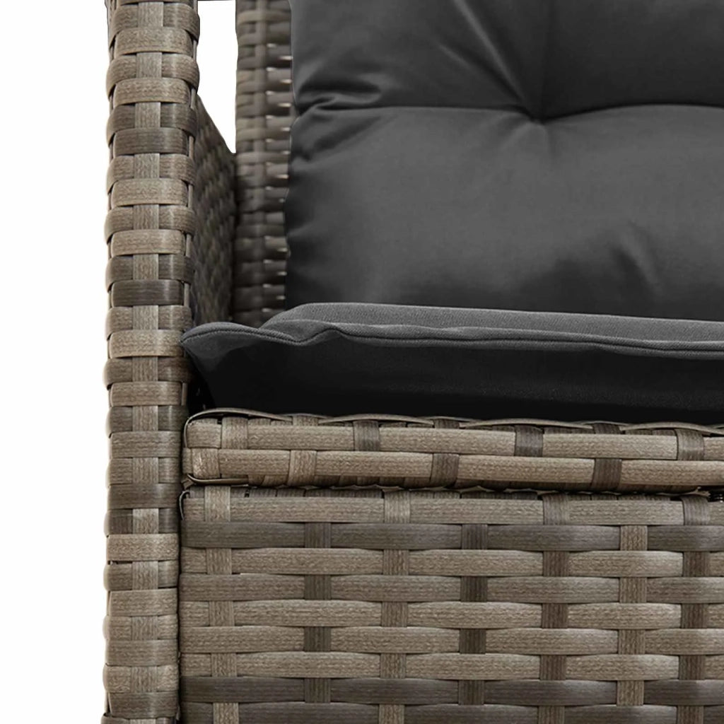 Set Divano da Giardino con cuscino 2 pz | Set Salotto da Giardino polyrattan