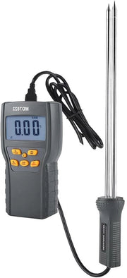 Misuratore di umidità portatile per mais, frumento, riso e fagioli con display LCD digitale.