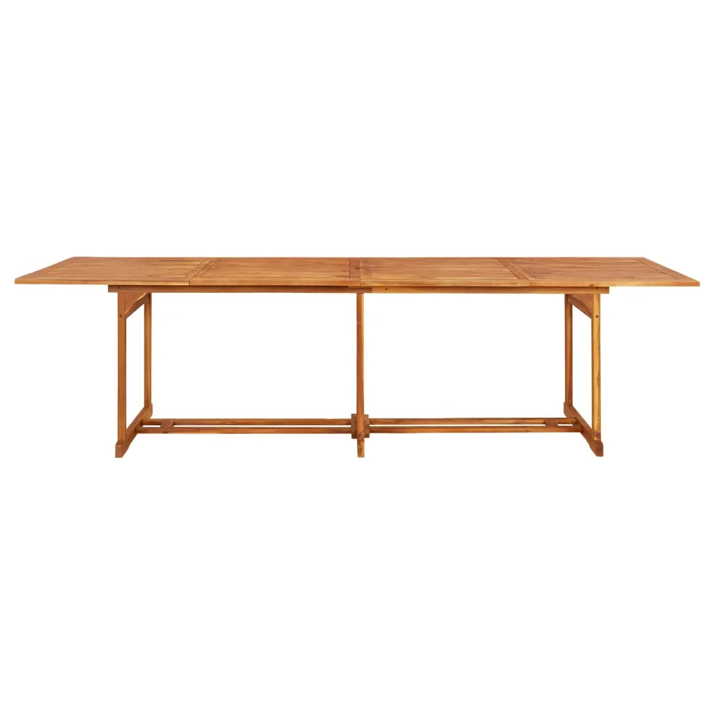 Tavolo da Pranzo per Esterni 280x90x75cm Legno Massello Acacia 315947