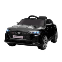 Macchina Elettrica per Bambini 12V con Licenza Audi E-Tron Sportback Nera