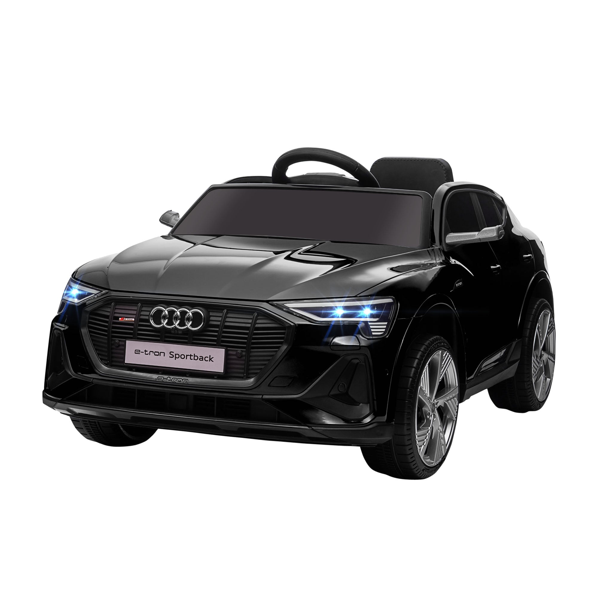 Macchina Elettrica per Bambini 12V con Licenza Audi E-Tron Sportback Nera