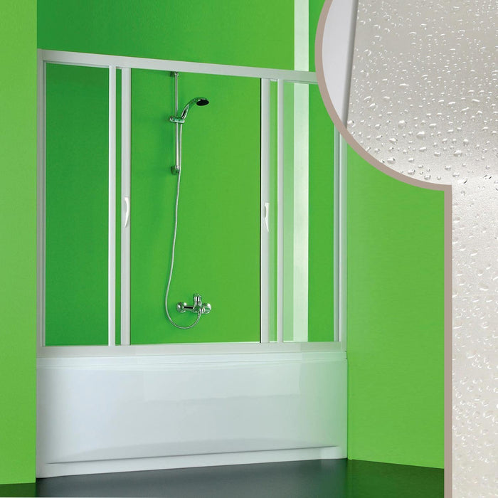 Porta Doccia Sopravasca 170 CM in Acrilico mod. Plutone 2 con apertura centrale