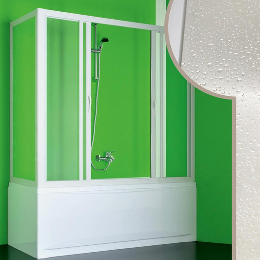 Box Doccia Sopravasca 70x140 CM in Acrilico mod. Plutone 2 con apertura centrale