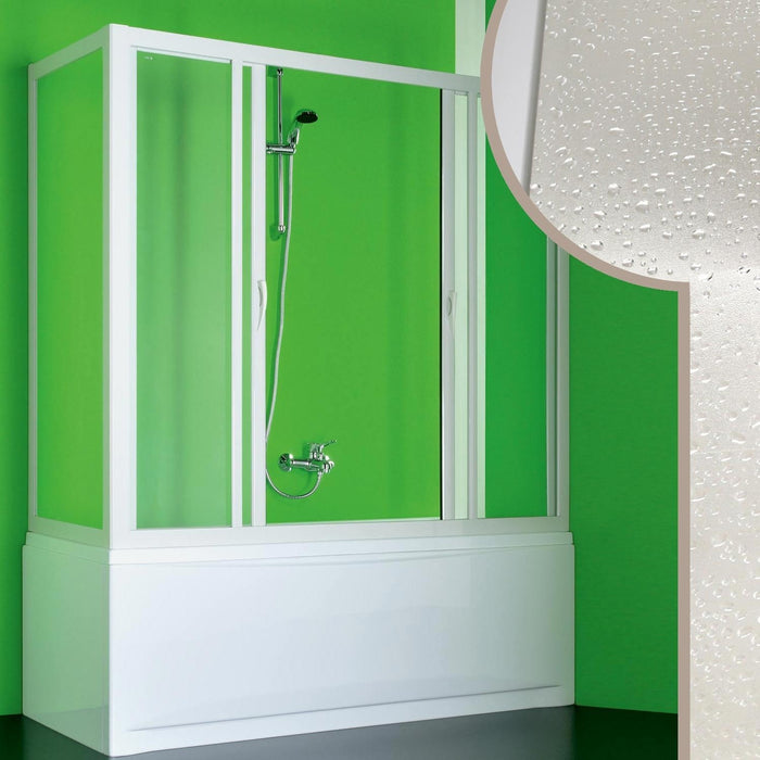 Box Doccia Sopravasca 75x180 CM in Acrilico mod. Plutone 2 con apertura centrale