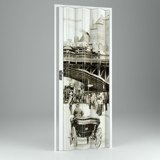 Porta a Soffietto da Interno in PVC New York 102x214 cm mod. Vera