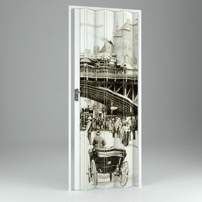 Porta a Soffietto da Interno in PVC New York 102x214 cm mod. Vera