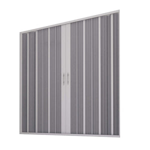 Porta Doccia Sopravasca 170 cm in PVC a soffietto con Apertura Centrale H 150 cm colore Bianco mod. Flex