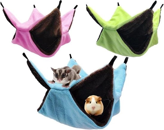Matte per gabbie piccine - materasso morbido - 3 pezzi - cavia, hamster, ratto, toporagno, chinchilla, scoiattolo