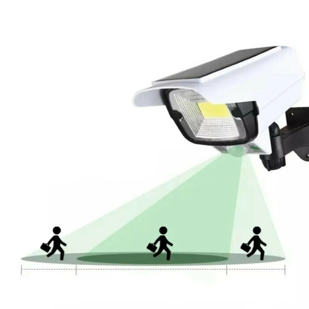 Trade Shop - Telecamera Finta Pannello Solare Sensore Di Movimento Faretto Led Smd Jlp-2176a -