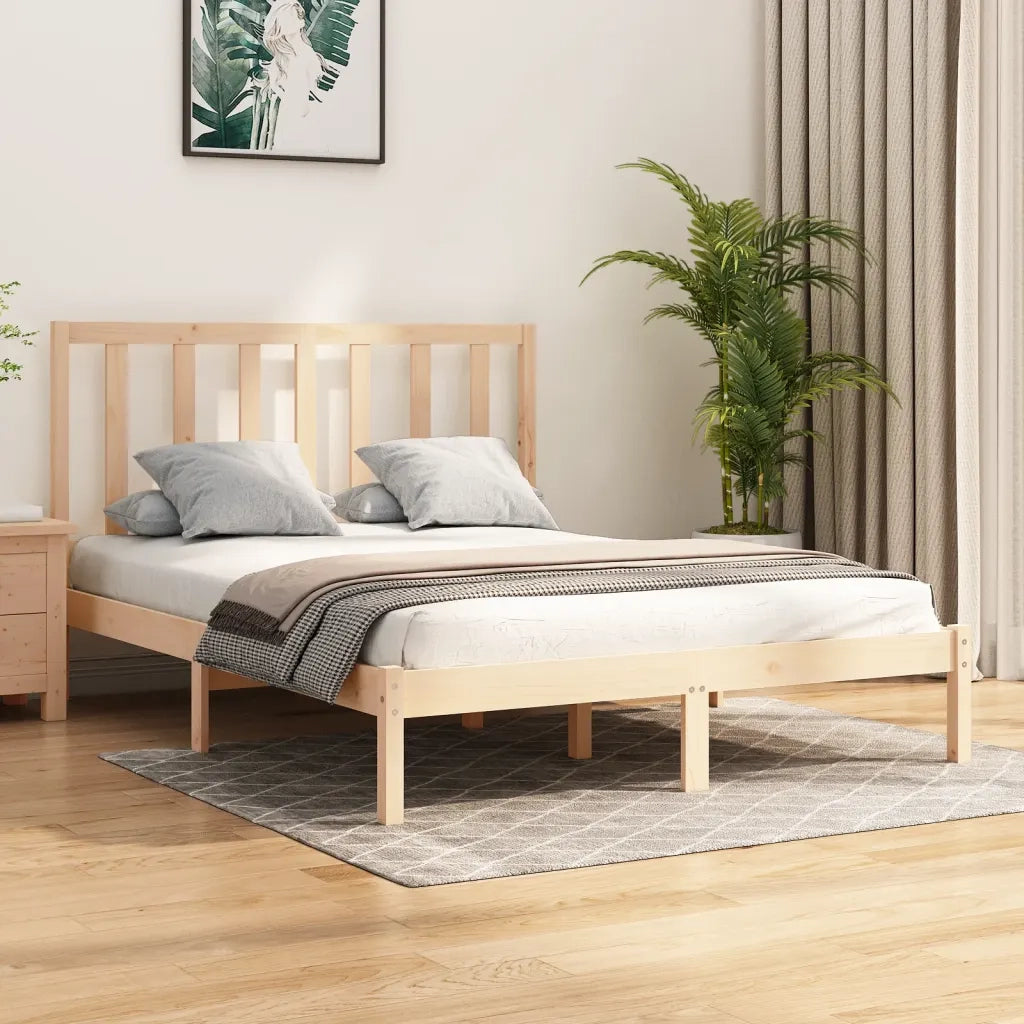 Giroletto-Struttura Letto in Legno Massello di Pino 120x200 cm 317115