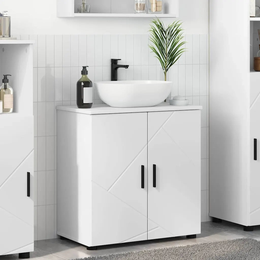 Mobile da Bagno con archiviazione Bianco 61 x 35 x 64 cm