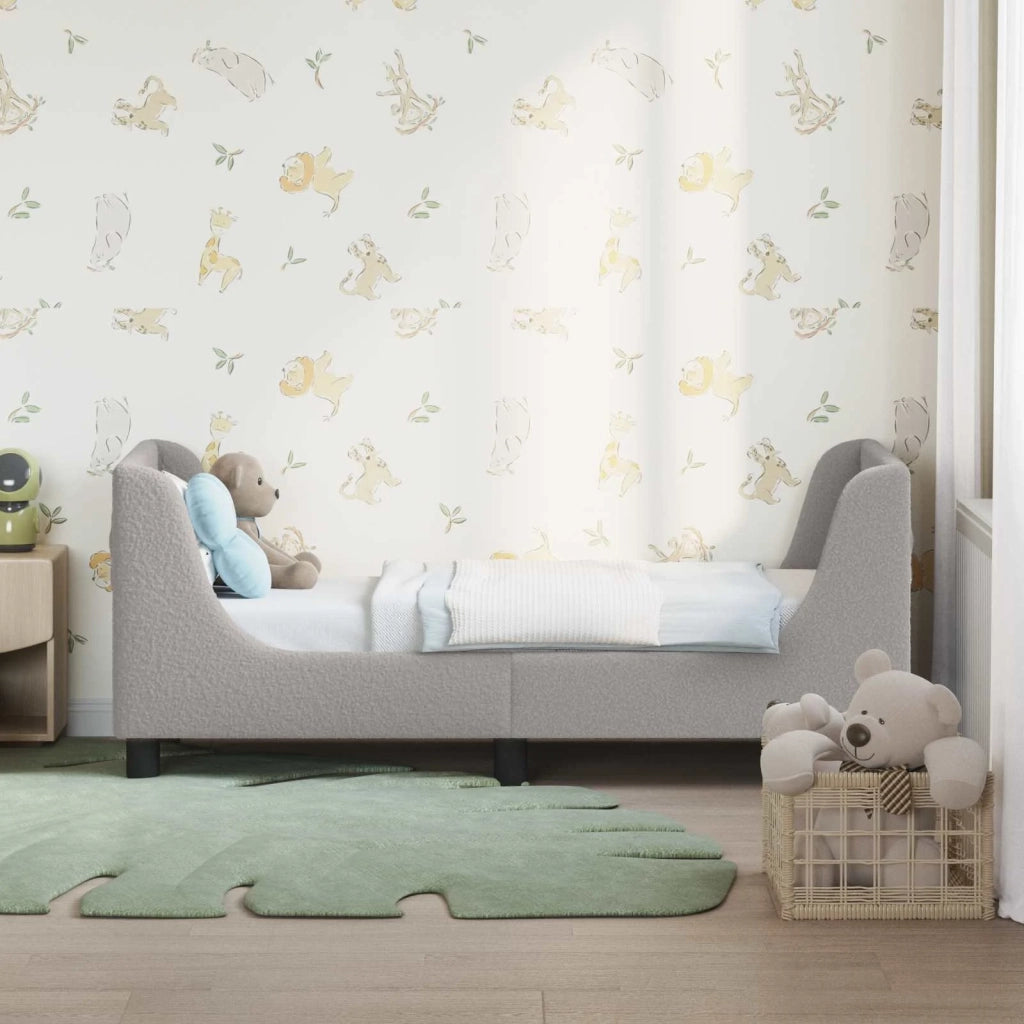 Struttura letto per bambini con testata Grigio chiaro