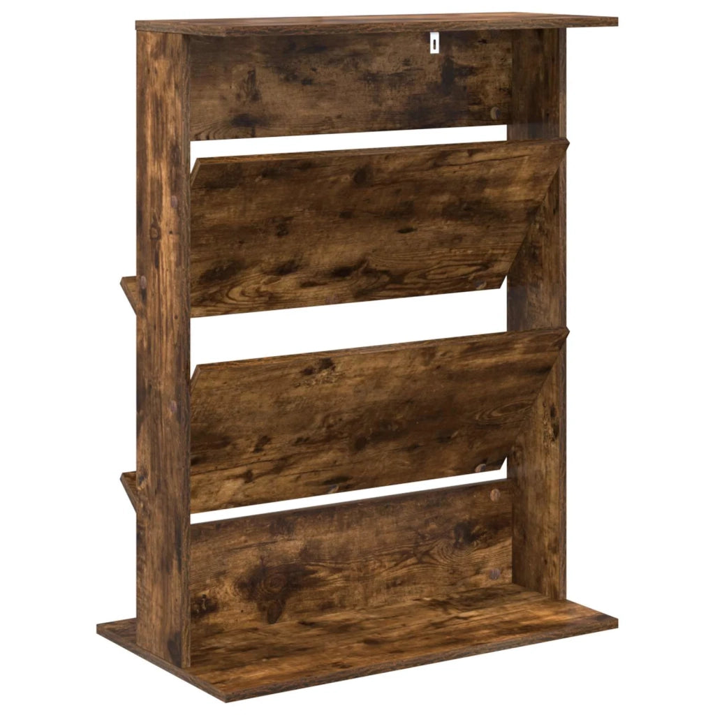 Scaffale per riviste Rovere fumé 70 x 41 x 96 cm 899539