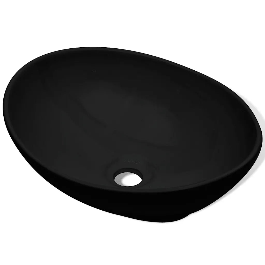 Lavello in Ceramica 40 x 33 cm Nero