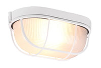 Plafoniera da Esterno Attacco E27 in Alluminio Bianco Opaco