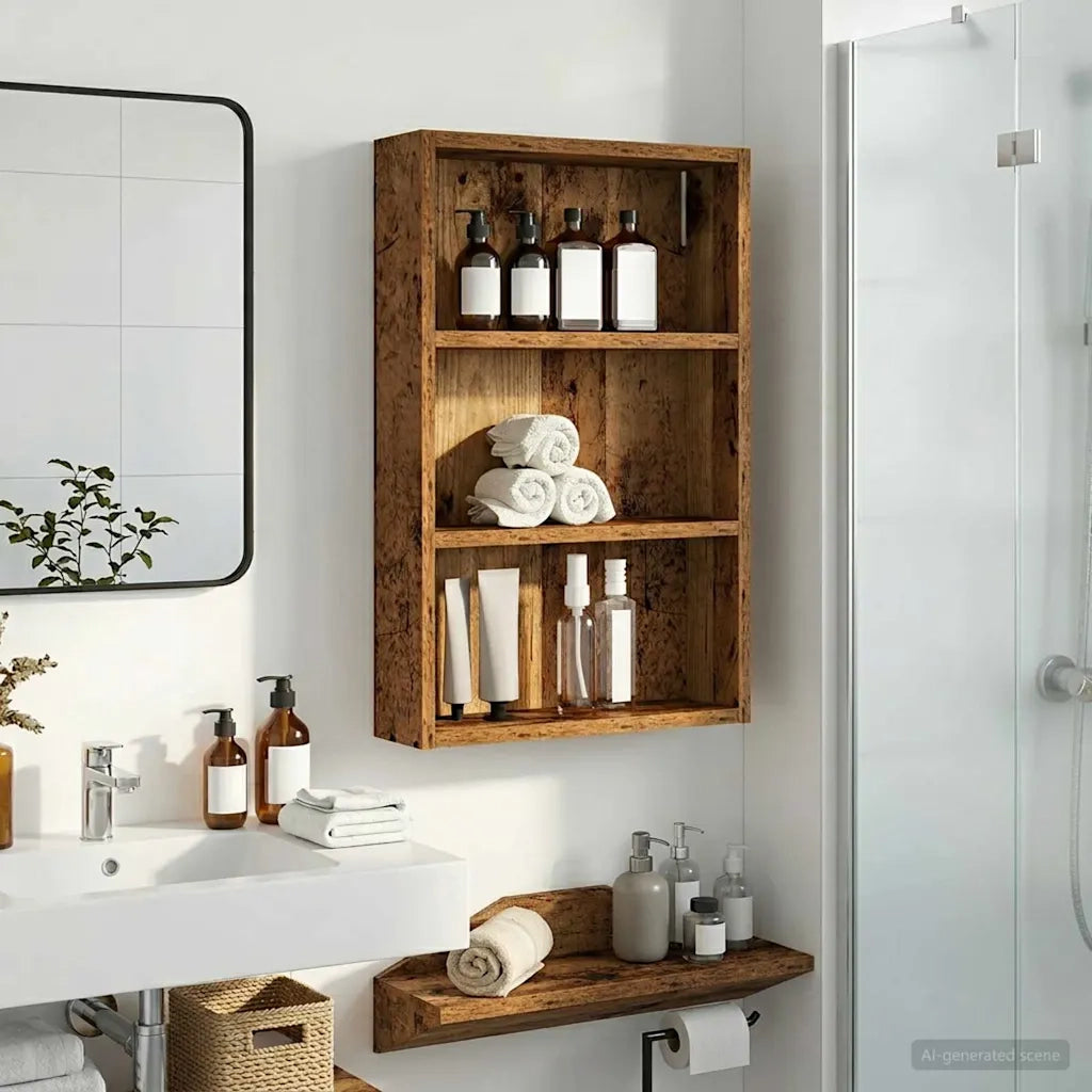 Armadio da bagno a muro Legno vecchio 40 x 10 x 60,5 cm 889357