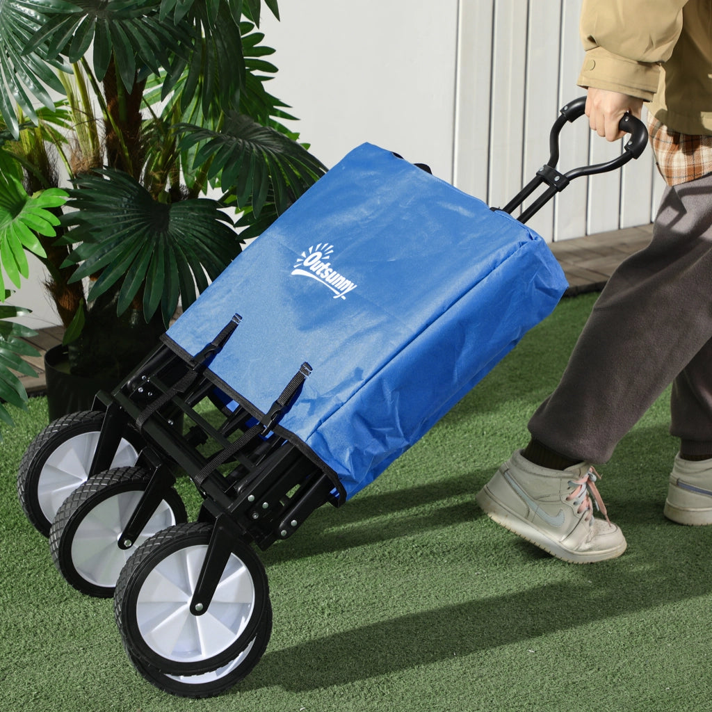 Carrello da giardino pieghevole ¨C zephmum ¨C 68 kg capacit¨¤ di carico