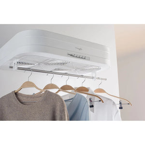 Asciugabiancheria Asciugatrice per Biancheria 2 x 25W Sciugarella Bianco