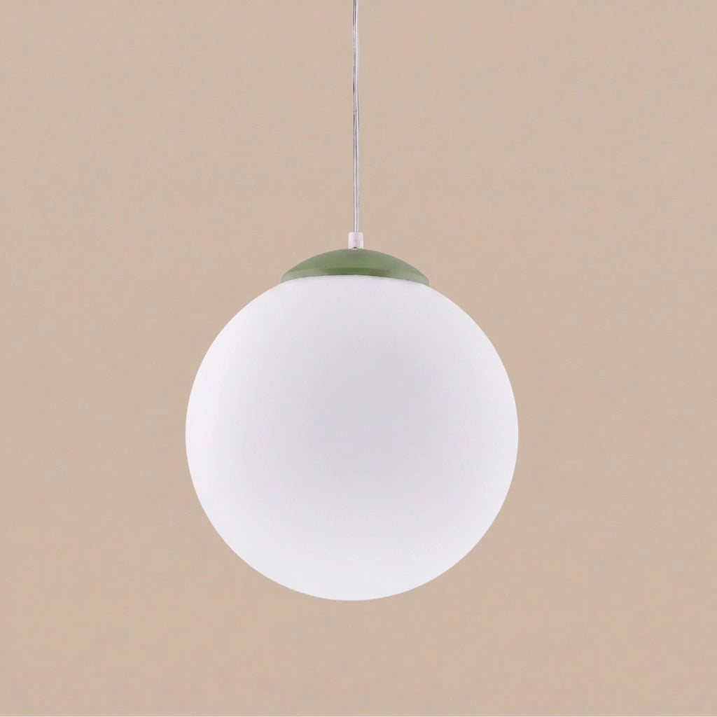 Lampada a sospensione UGO 30 verde oliva