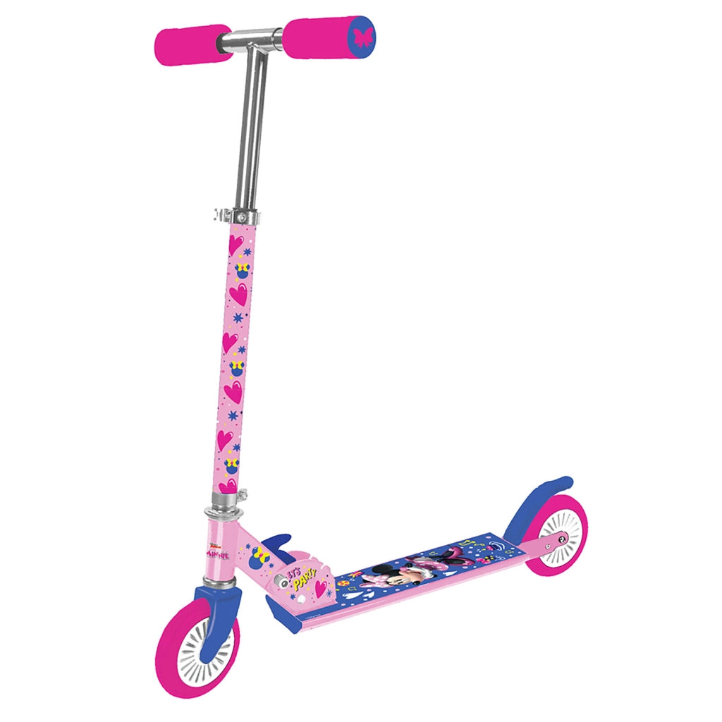 Monopattino per Bambini a 2 Ruote Licenza Disney Minnie Ruote Antiforatura con Cuscinetti a Sfera ABEC7 Peso Max 50 kg