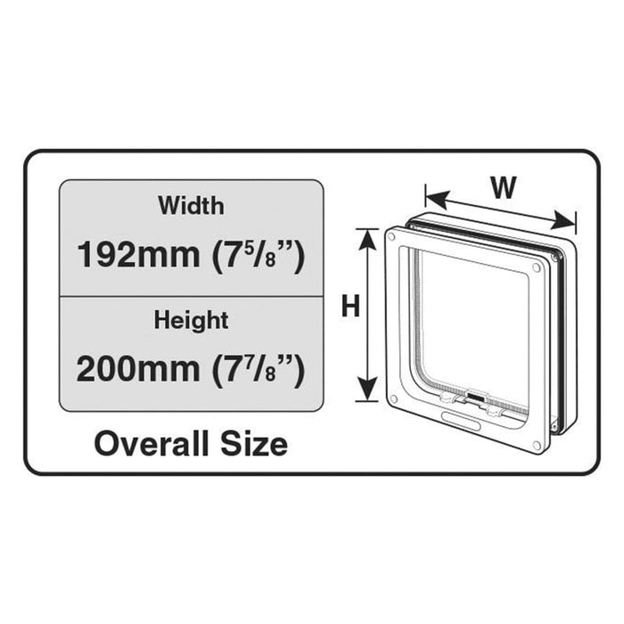 CAT MATE Gattaiola a 4 Vie con Serratura Marrone 442032