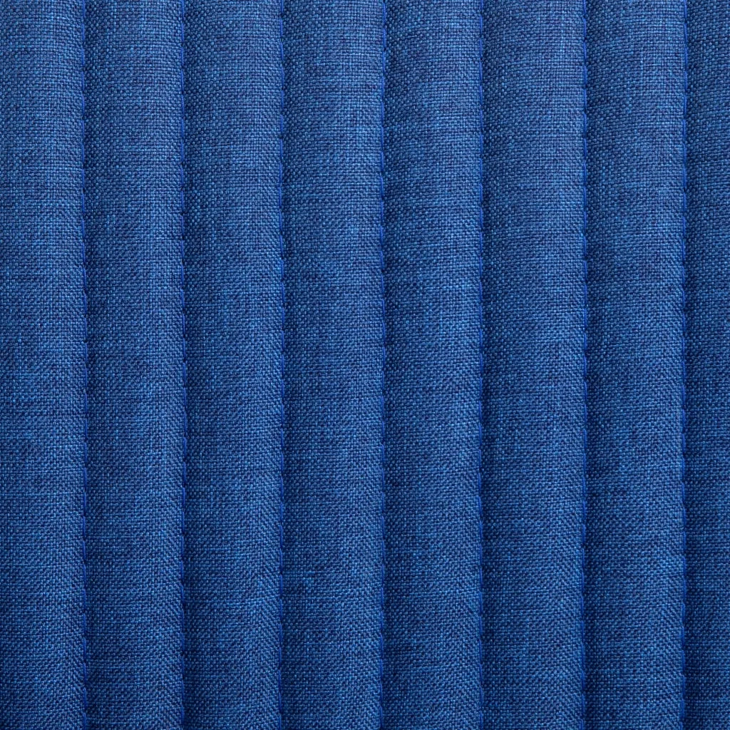 Sedie da Pranzo 2 pz Blu in Tessuto 249811