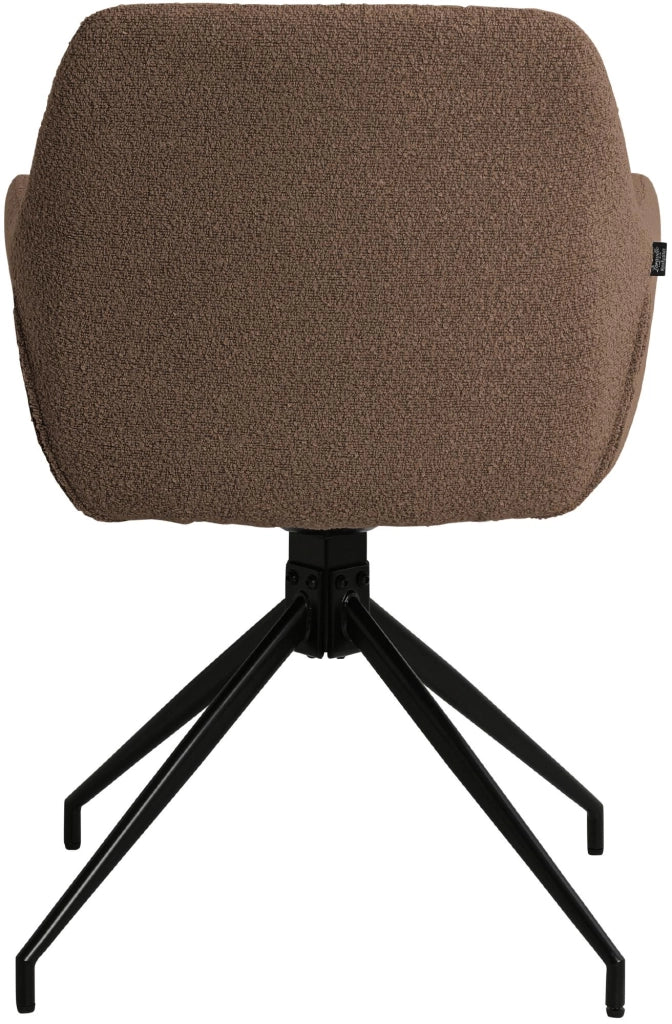 Sedia per sala da pranzo Merlinda in tessuto Teddy 5