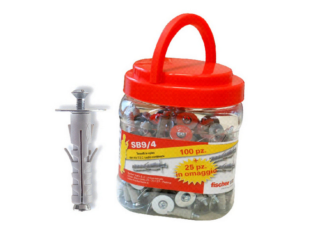 tassello sb 9/4 box 125 pezzi  (100+25 omaggio) cod:ferx.vit35734