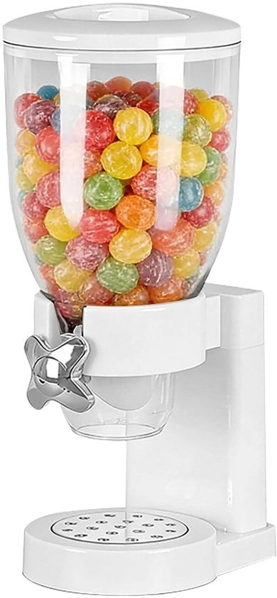 Dispensatore di Muesli 3,5 l - Contenitore ermetico - Organizzatore della cucina con coperchio - Translucido - Funzione di rotazione - Ideale per cereali