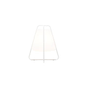 Lampada Led Teepee Zafferano Ricaricabile - Touch, da Interno ed Esterno IP65, Design Moderno Senza Fili Bianca