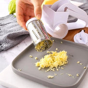 Raspatore manuale rotativo per formaggi con tamburo in acciaio inossidabile, moina manuale