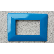 Trade Shop - Placchette Placche In Abs Per Serie Matix Bticino Compatibile 3 4 6 Moduli Color - Turchese -3 Fori     -