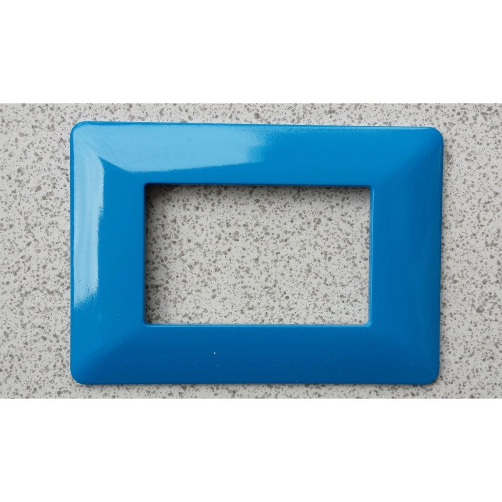 Trade Shop - Placchette Placche In Abs Per Serie Matix Bticino Compatibile 3 4 6 Moduli Color - Turchese -3 Fori     -