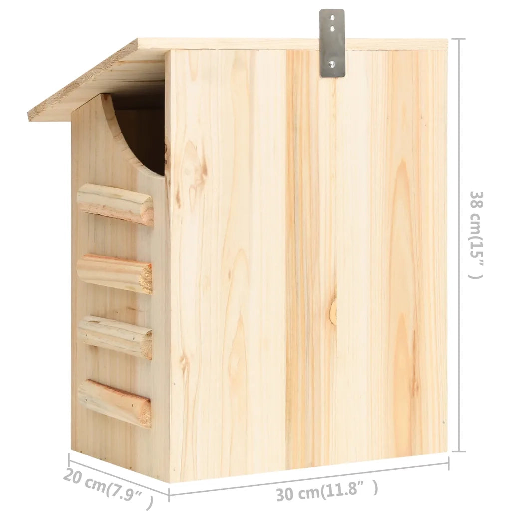 Casetta per Pipistrelli in Legno Massello di Abete 30x20x38 cm CFW8340809