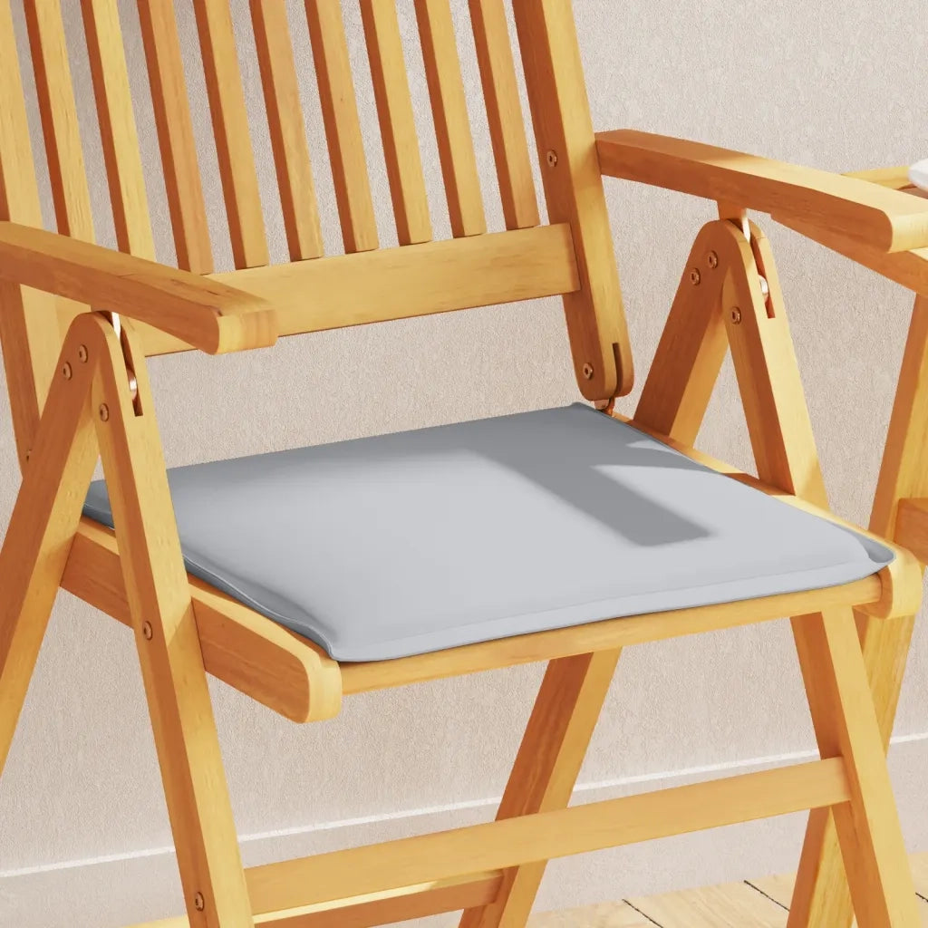 Imbottitura per Seduta Giardino 4 pz | Cuscini per sedie Grigio Chiaro 45x45x2 cm