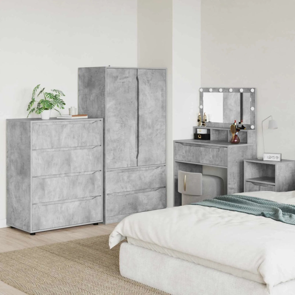 Armadi di Stoccaggio Grigio cemento 80 x 48 x 105 cm 3406228