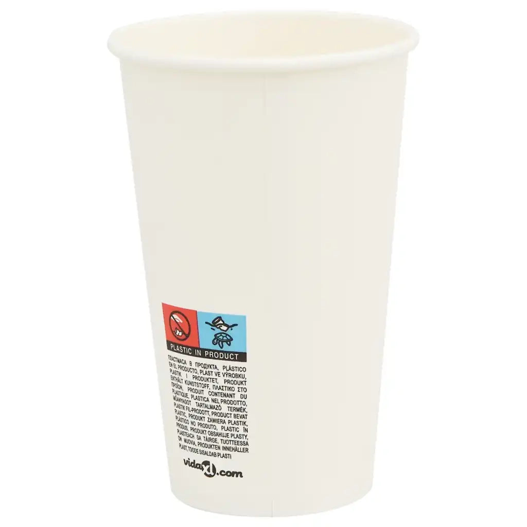 Tazze da Caff¨¨ in Carta con Coperchi 1000 pz 16oz 400 ml CFW7363049