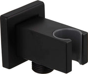 Supporto per doccia in messina nero - 1/2" wandaansluitboog - accessorio da bagno moderno