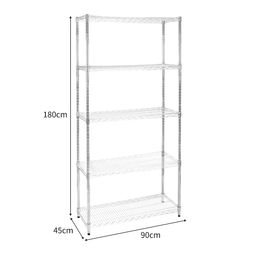 Scaffalature in metallo 5 Ripiani Componibile garage casa officina negozio