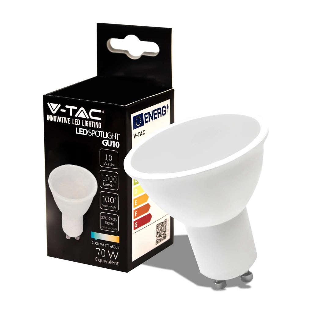 Coperchio Milky da 10W GU10 LED in plastica LED con chip Samsung 6500K