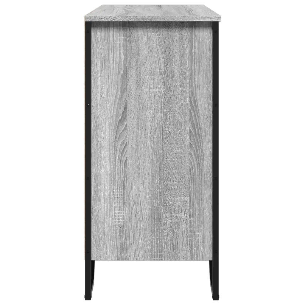 Credenza-Buffet-Armadio da cucina Grigio Sonoma 91x35,5x74,5 cm in Legno Multistrato
