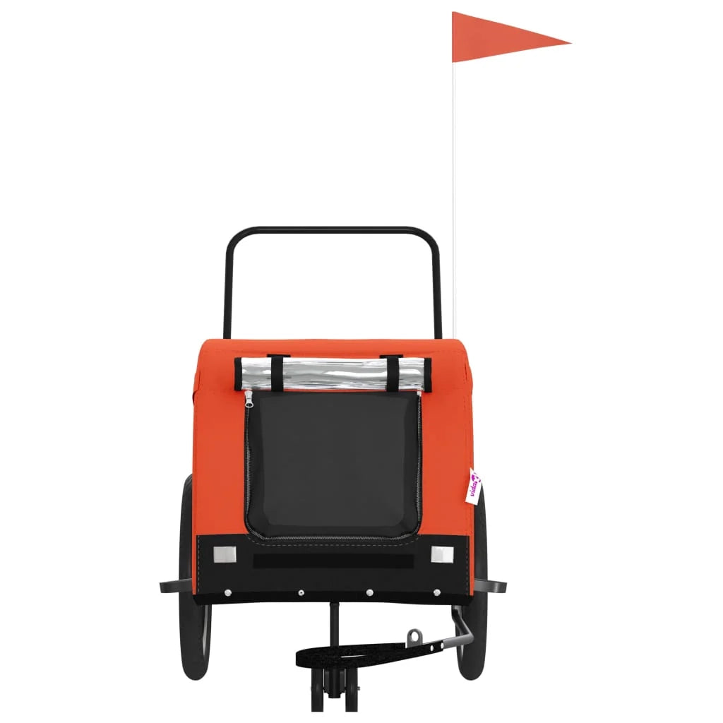 Rimorchio/carrello per animali domestici arancione 02_0044342