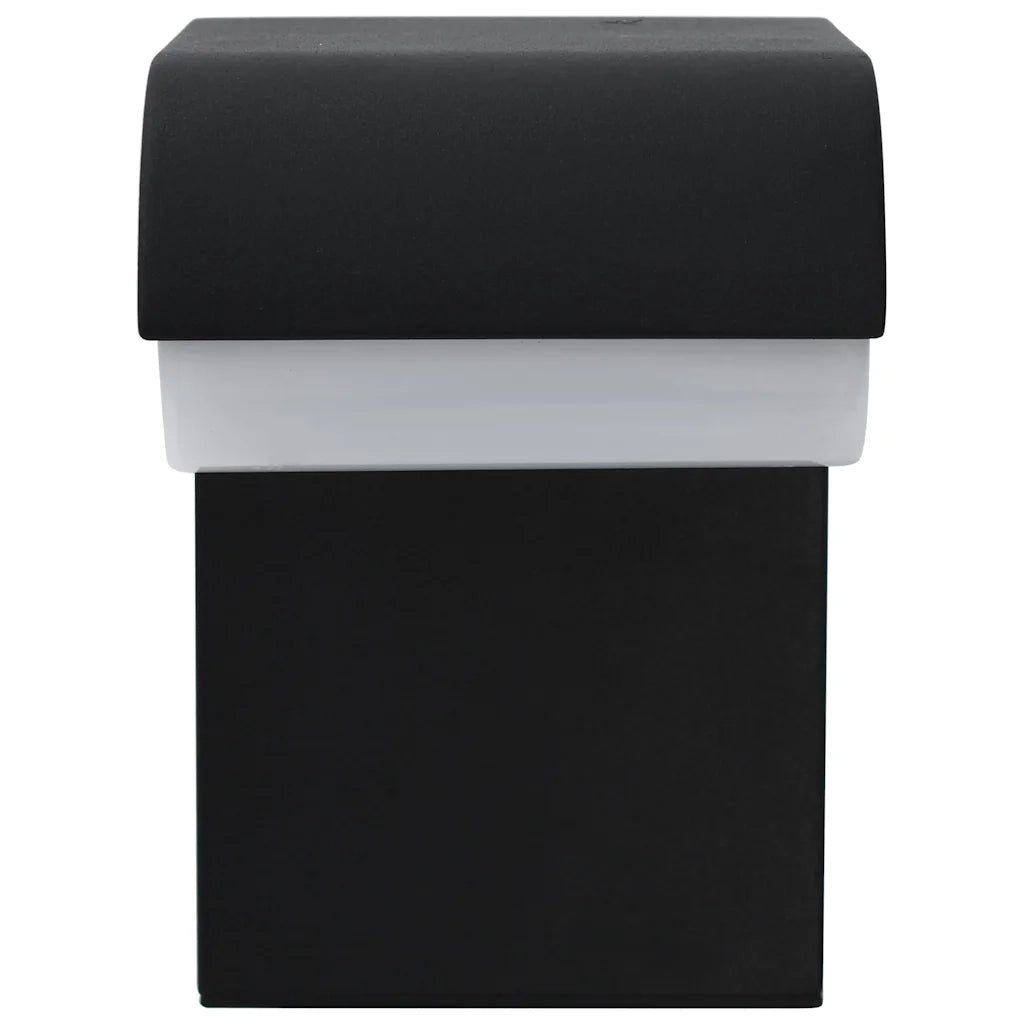 Lampada da Parete da Esterno a LED 9 W Nera Ovale