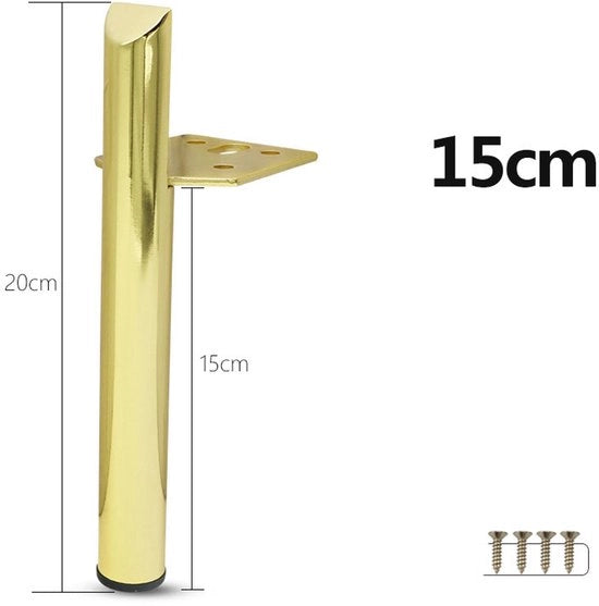 Accessori per piedi di tavolo e sedie, supporti per mobili da bagno, salotto e soggiorno - gesso 15cm