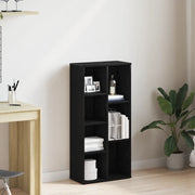 vidaXL Libreria Rovere Nero 50x25x104 cm in Legno Multistrato