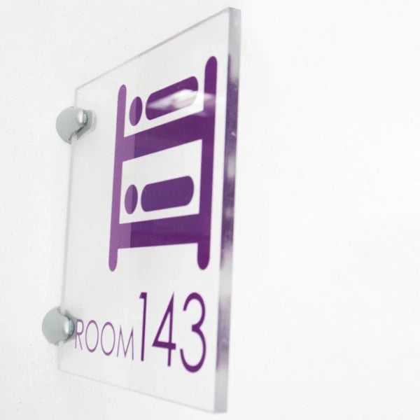 Targa per distanziali spessore 3 mm Personalizzabile - 15 x 15