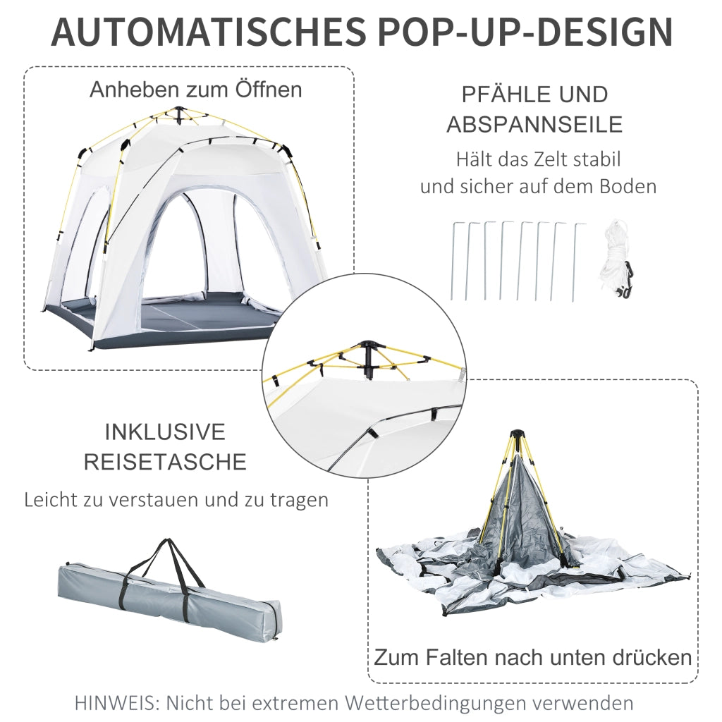 Tenda a cupola 3 persone ¨C zephmum ¨C impermeabile UV 50+